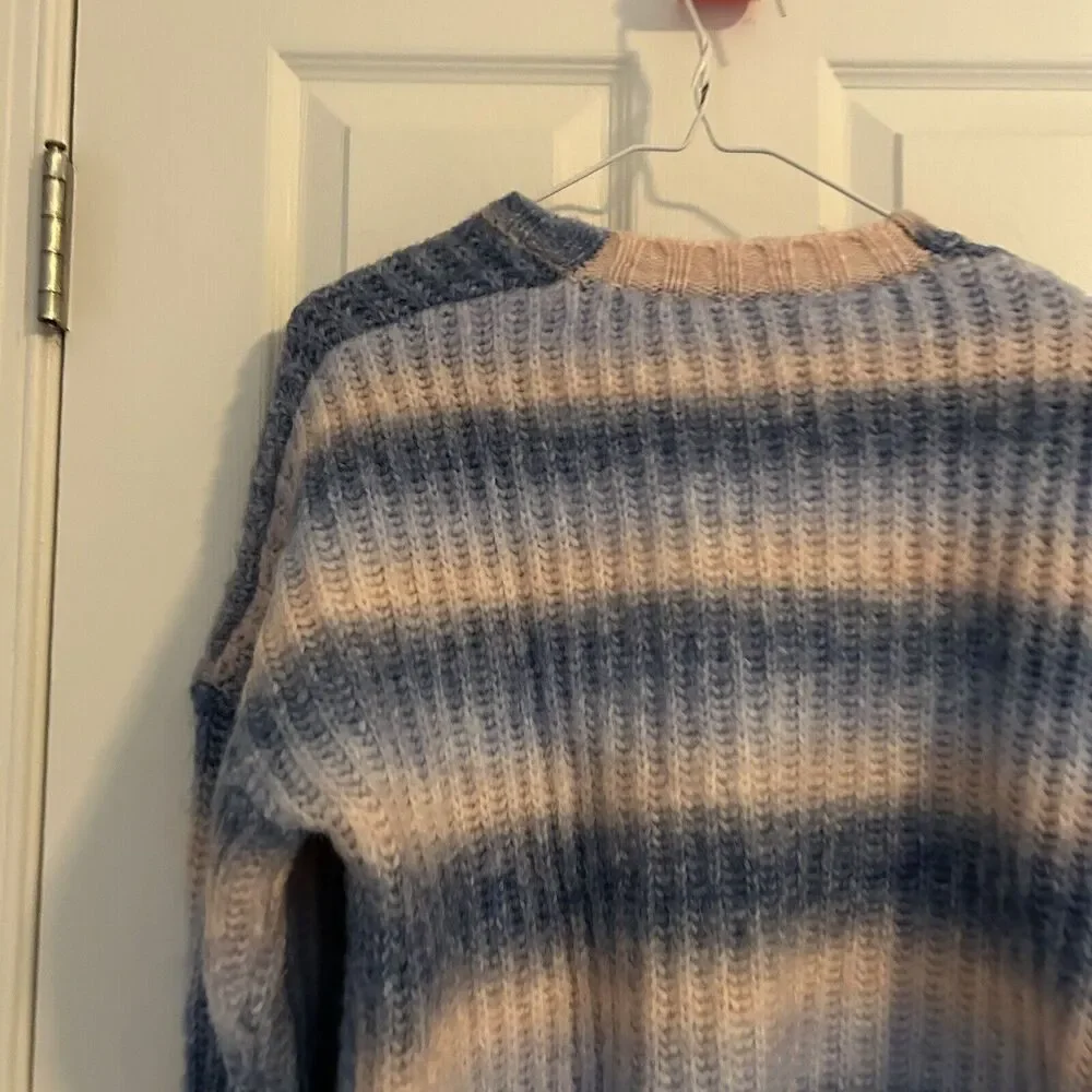 For Love and Lemons Celeste Cardigan Sweater Pink Blue Tie Dye Ombre Size XS - Picture 10 of 10